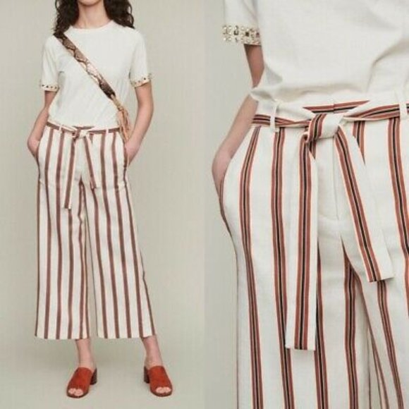 MAJE [NWT] “Pomala” Woven Wide-Leg Trouser - Picture 2 of 7